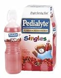 Pedialyte Singles Oral Electrolyte Maintenance Solution, Apple , Case of 32 Bottles- each 8 Fluid Ounces (237 ml)