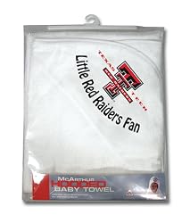 Texas Tech Red Raiders Hooded Baby Towel (White)