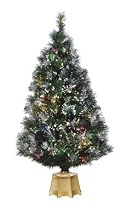 National Tree Imports-7 Szex7-100-48 Comet Fiber Optic Pine Tree 4'