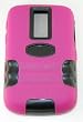 KingCase BlackBerry Bold 9000 * Warrior Case * (Hot Pink & Black) - The ULTIMATE Protector + Free Screen Protector