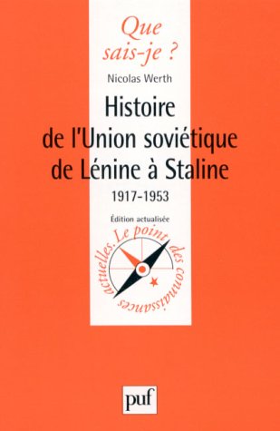 Histoire de l'Union soviétique de Lénine à Staline