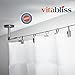 Vitabliss Curtain Wire Set – Multi-purpose Stainless Steel Hanging Wire with Wall Fixtures and Clips, 118''