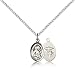 Sterling Silver St. Camillus of Lellis / Doctor Pe Sterling Silver St. Camillus of Lellis / Doctor Pe