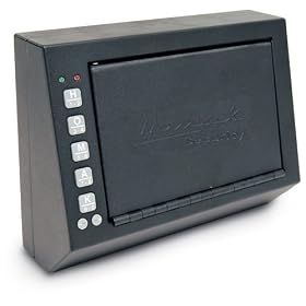Click here to buy HOMAK HS10036683 Electronic Access Pistol Box, 10-Inch by 3.5-Inch by 7.5-Inch by Homak Manufacturing.