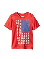 Columbia Camiseta Manga Corta Camp Americana Graphic (Tomate)
