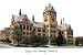 Wayne State University by Landmark Publishing. Art Print Poster 14 inches width by 10 inches height. Highest Quality Art Poster Print