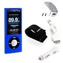 (9 Colors Available) 5 in 1 iPod Nano 5th generation silicone case bundle for 5th Gen accessories skin cover, armband, car charger, home charger, USB cable
