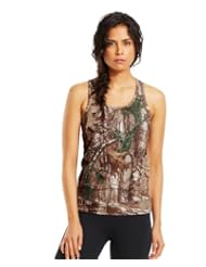 From Amazon.com. Click for details:
 Under Armour Womens EVO HeatGear? Camo Tank Medium REALTREE AP-XTRA Under Armour Womens EVO HeatGear? Camo Tank Medium REALTREE AP-XTRA