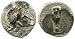 Anatolia (Uncertain City), c. 5th Century B.C.; Silver Tetartemorion