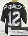 Ken Stabler signed Raiders Black Authentic Style Russell Jersey