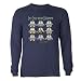 Autism Awareness Penguins Long Sleeve Dark T-Shirt