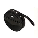 28 Disc CD Wallet Holder DVD Case Organizer Portfolio Binder Nylon Round Zipper