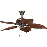 Progress Lighting P2526-20 52-Inch Air Pro Ceiling Fan, Antique Bronze