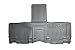 Husky Liners - Weatherbeater | Fits 2011 - 2020 Toyota Sienna - 2nd Row Liner, Grey | 19842