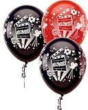11 Inch Hollywood Balloons Black Package of 100