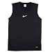 NIKE(ナイキ) DRI-FIT クローズドホールメッシュ SLアンダーシャツ (メンズ) 264327 Tシャツ ブラック/ホワイト Mサイズ