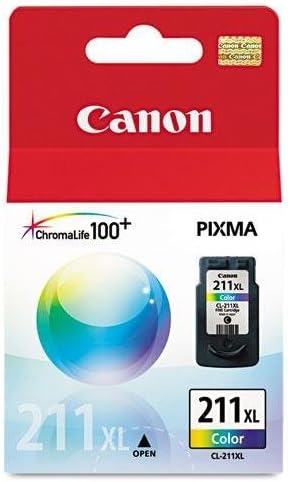 CANON WIDE FORMAT 2975B001 2975B001 (CL-211XL) High-Yield Ink, 349 Page-Yield, Tri-Color
