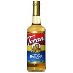 Torani Banana, Creme De, 25.4-Ounce Bottles (Pack of 3)
