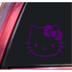 Hello Kitty #2 Vinyl Decal Sticker - Purple