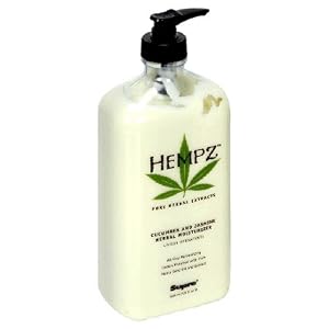 Hempz Pure Herbal Extracts, Cucumber and Jasmine, 17-Ounce Bottle