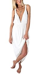 Sexy V-neck Plaid Print Cutout Sleeveless Floor Length Polyester  Dress