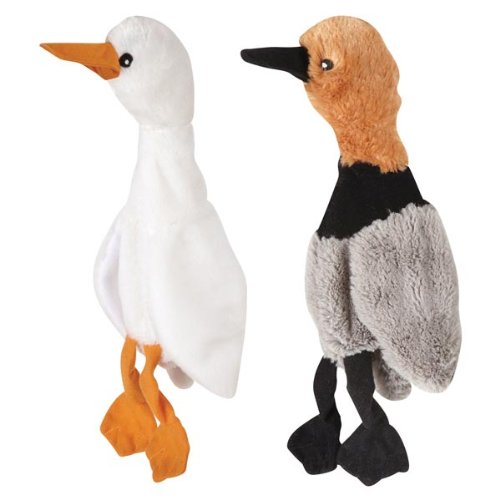 See Zanies Bird Unstuffies Dog Toy LG Goose