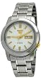 Seiko 5 #SNKK07 Men's Stainless Steel White Dial Self Winding Automatic Watch