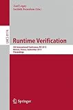 Runtime verification : 4th international conference, RV 2013 Rennes, France, September 24-27, 2013, proceedings