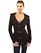 PattyBoutik Women's Hoodie Double Breasted Knit Sweater Coat