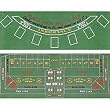 Blackjack and Craps 2 Sided Layout 36 x 72 inch - Casino Supplies > Blackjack Supplies