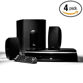 Klipsch CS-500 2.1 Home Theater System with DVD (Set of Five, Black)