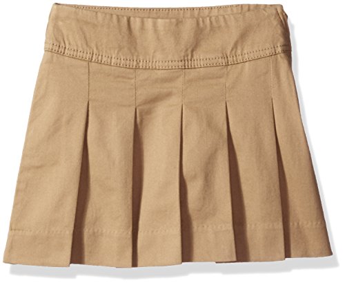 The Children's Place Girls' Big Girls' Basic Uniform Skort, Sesame, 8