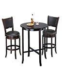 Acme Espresso 30-Inch Dia Pub Table, 40-Inch H