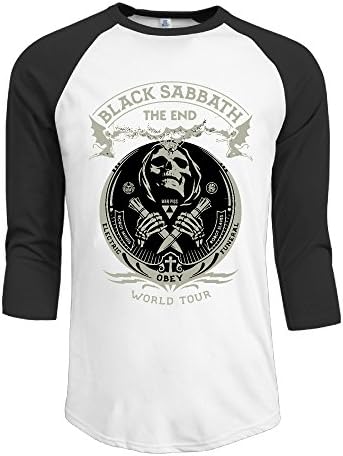 Men Sabbath The End Tour 2016 3/4 Sleeve Raglan T Shirts
