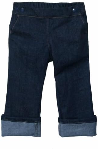 Project Promona Jeans Organic Cuff 1 Slim (3mo-9mo) Indigo