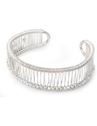 Sterling silver cuff bracelet, Harp Song