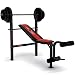 Competitor Weight Bench with 100-Pound Weight Set