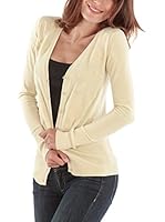 ETOILE DU CACHEMIRE Chaqueta Punto W6009-1 (Crudo)