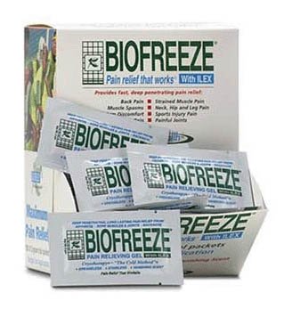 Biofreeze Samples 100 Packs! 5 gram Samples with Display Included