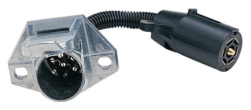 Hopkins Plug-In Simple 47595 7 RV Blade To 7 Pin Adapter
