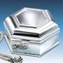 HEX. JEWELRY BOX PLAIN 3 IN.