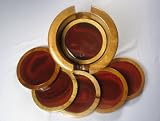 Brown Agate Coaster Set