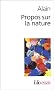 Propos sur la nature