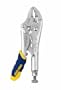 Irwin Industrial Tools 09T 5-Inch and 125-mm Curved Jaw Locking Plier with Wire Cutter