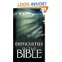Difficulties in the Bible