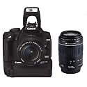 Canon EOS 350D SLR-Digitalkamera (8 Megapixel) inkl. Objektiv EF-S 18-55 mm + 55-200mm + BG-E3 Batteriegriff