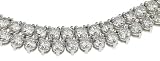 18k White Gold 3-Prong Diamond Opera Necklace (60.92 cttw, E-F Color, SI1-SI2 Clarity), 34