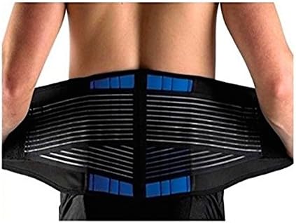 KL Happiness Deluxe Neoprene Double Pull Lumbar Lower Back Support Brace Exercise Belt Size S (24–28”) We Have All Size S - 6XL