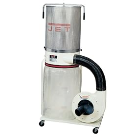 JET 708626CK DC-1100CK 1-1/2 Horsepower 1,100 CFM Canister Dust Collector, 115/230-Volt 1 Phase
