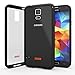 Samsung Galaxy S5 Case - Thin Bumper Transparent Cover for Men with Screen Protector
